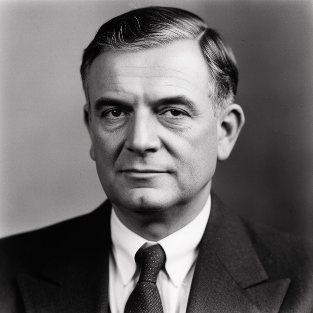 AI-generated illustration of Fiorello H. La Guardia