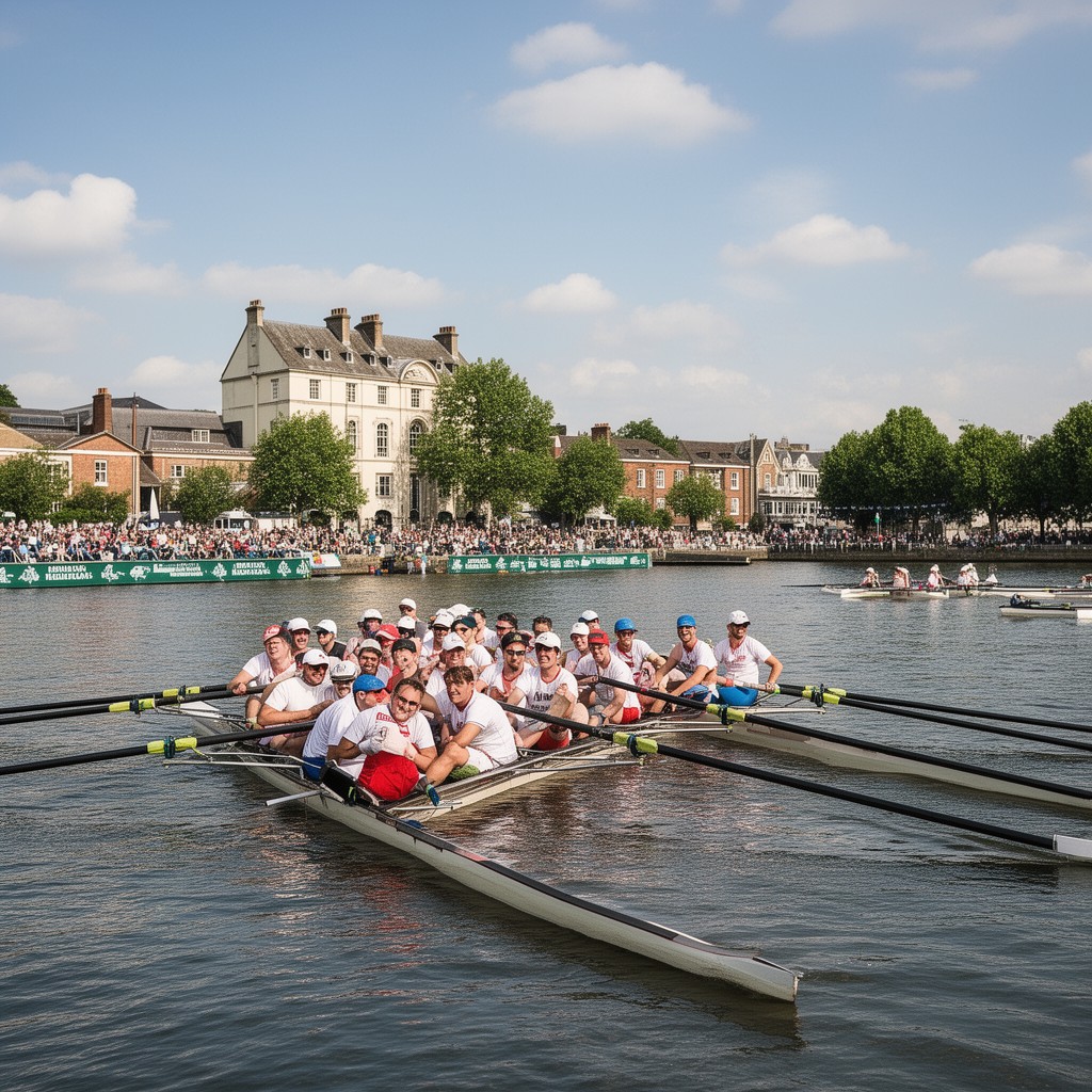 AI-generated illustration of Henley Royal Regatta