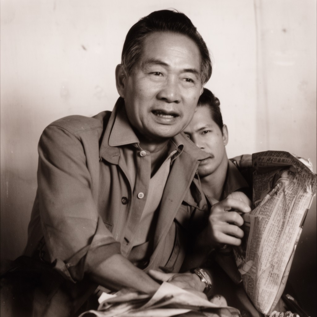 AI-generated illustration of Chin Peng