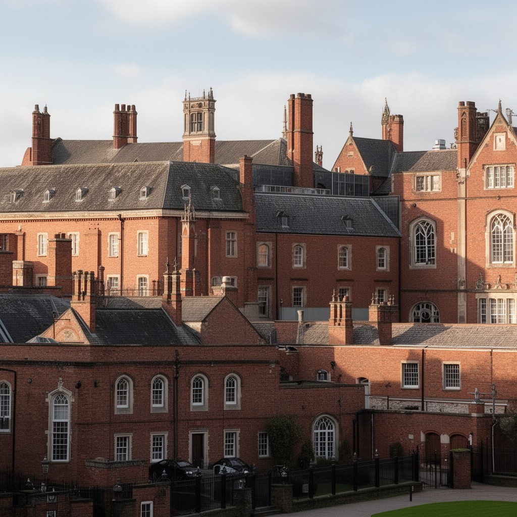AI-generated illustration of Combermere Barracks, Windsor