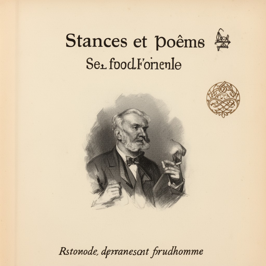 AI-generated illustration of Stances et poèmes