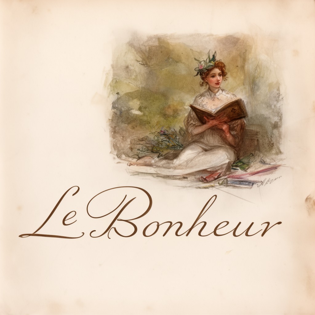 AI-generated illustration of Le Bonheur