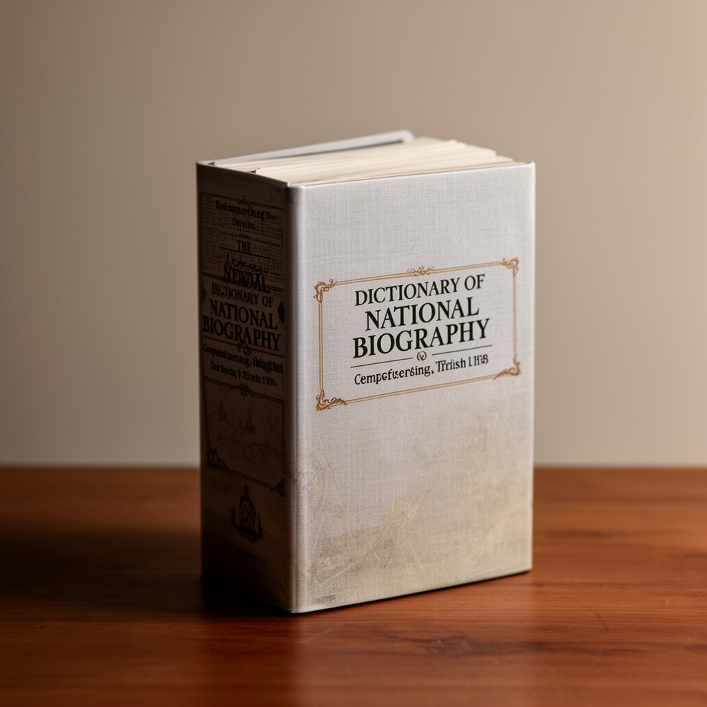 AI-generated illustration of Dictionary of National Biography