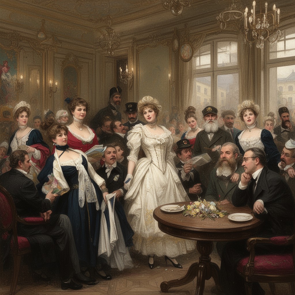AI-generated illustration of Belle Époque