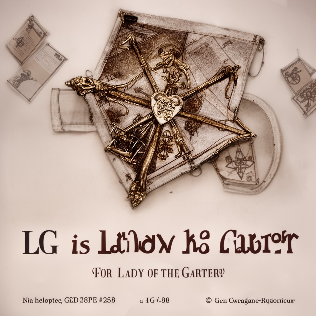 AI-generated illustration of LG is used for Lady of the Garter