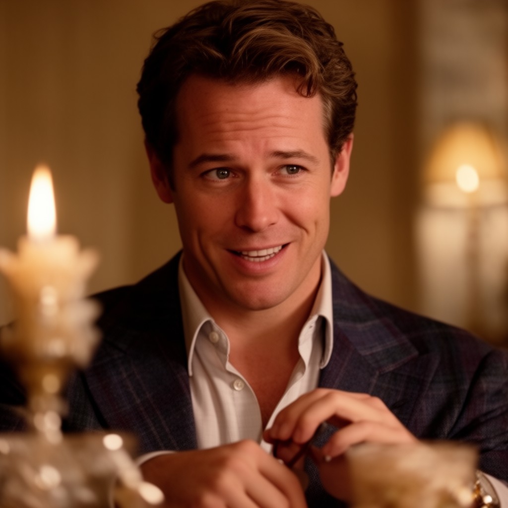 AI-generated illustration of Hugh Grant