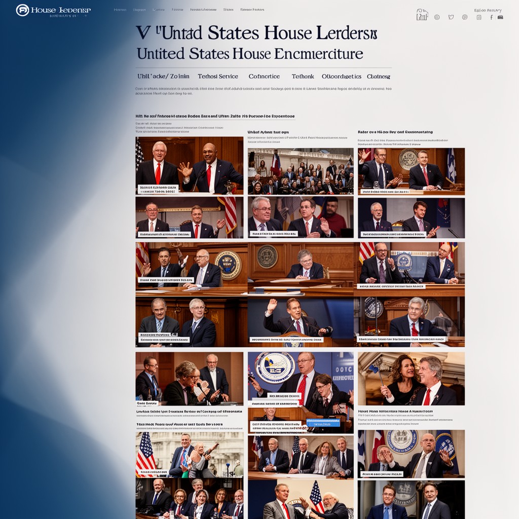 AI-generated illustration of United States House leadership