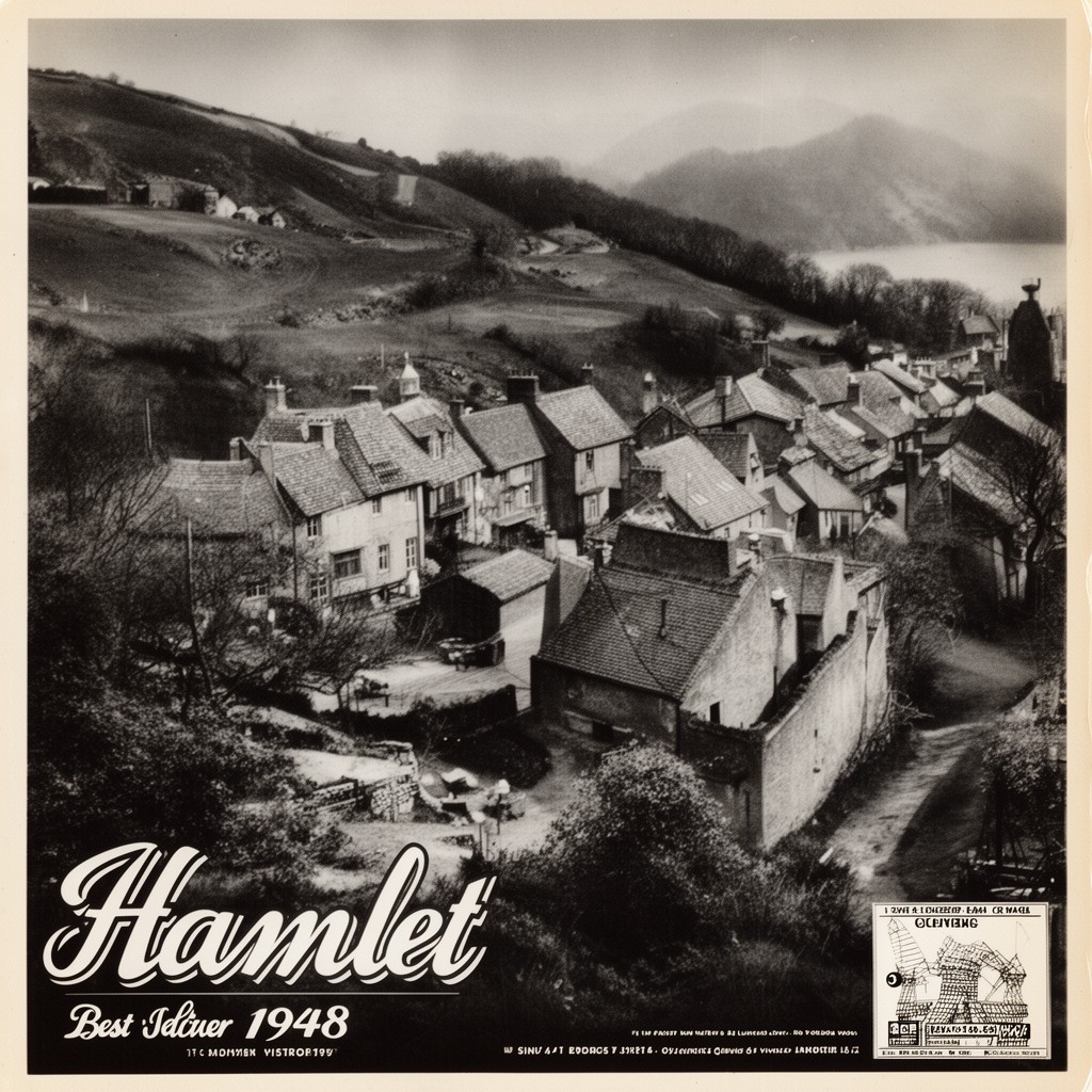 AI-generated illustration of Hamlet (1948 film)