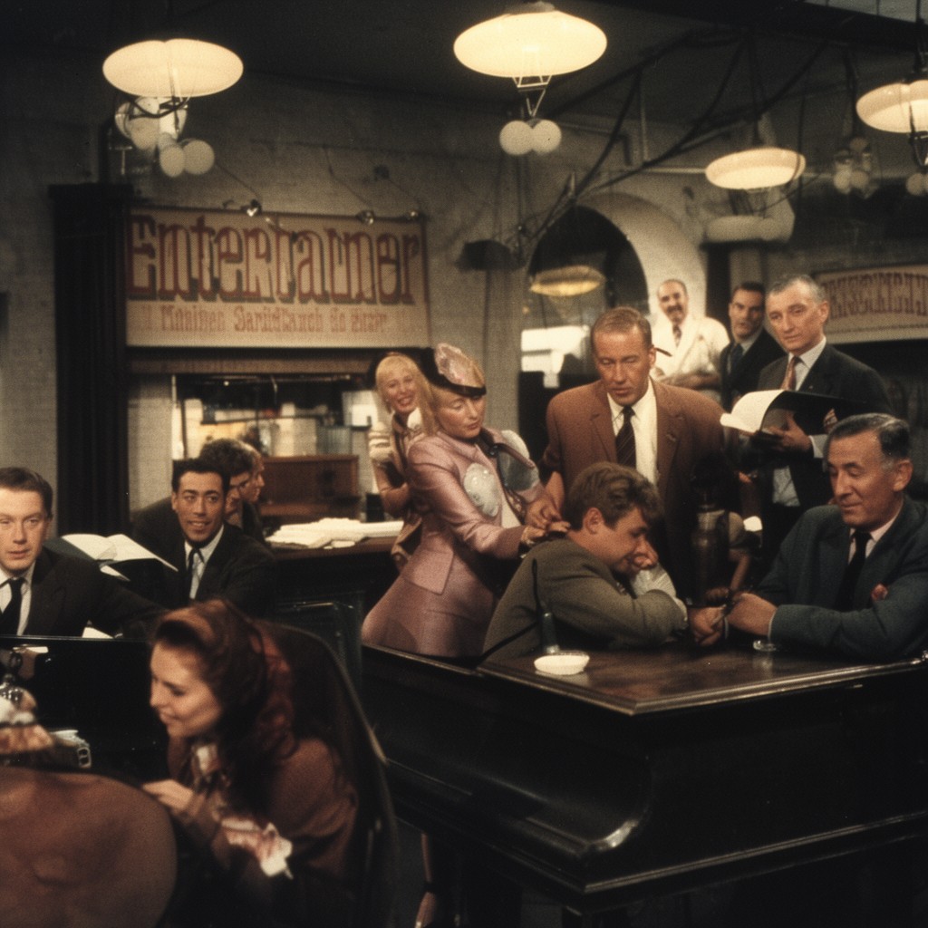 AI-generated illustration of The Entertainer (1960 film)