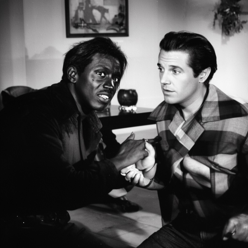 AI-generated illustration of Othello (1965 film)