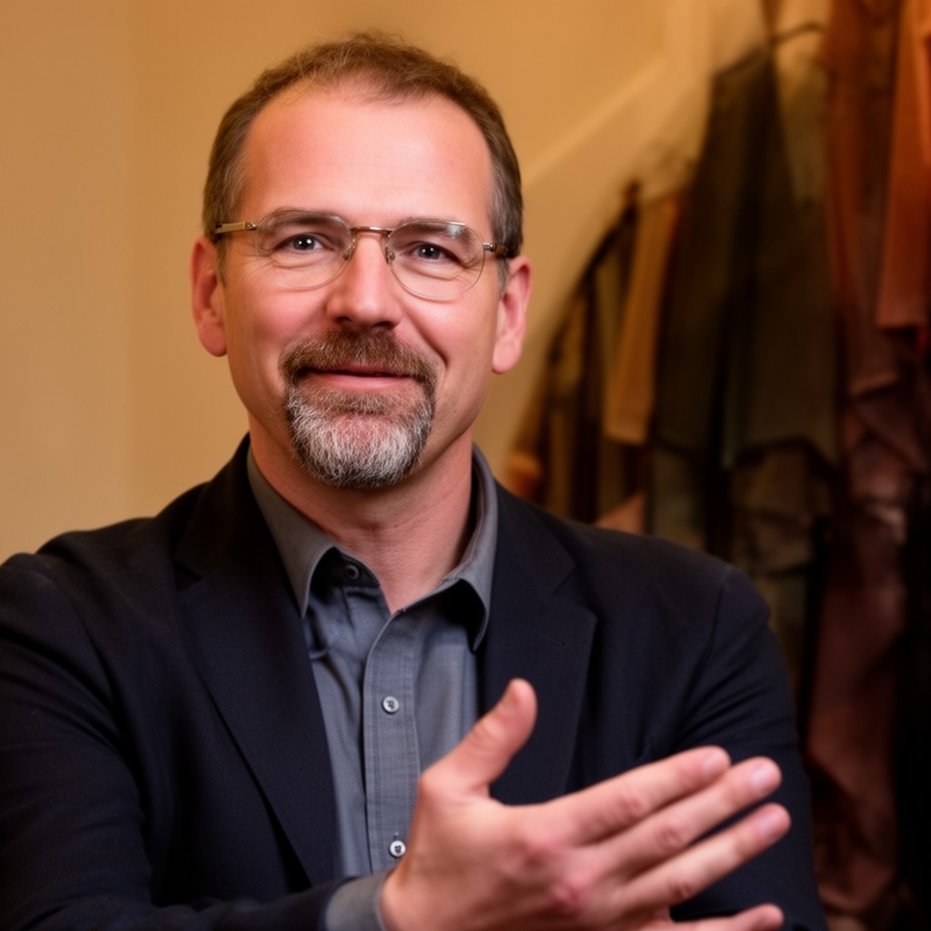 AI-generated illustration of Artistic Director of the National Theatre