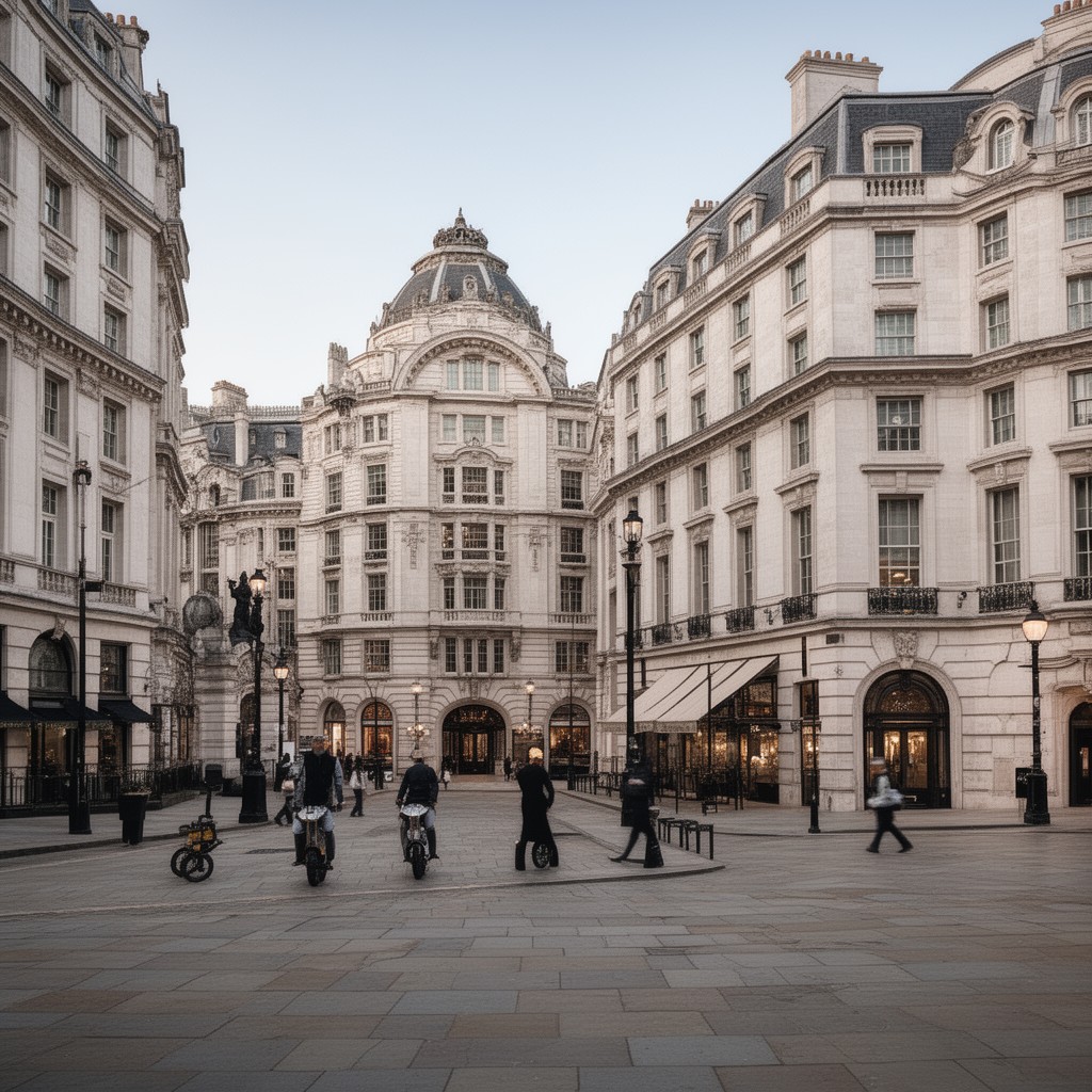 AI-generated illustration of St James's