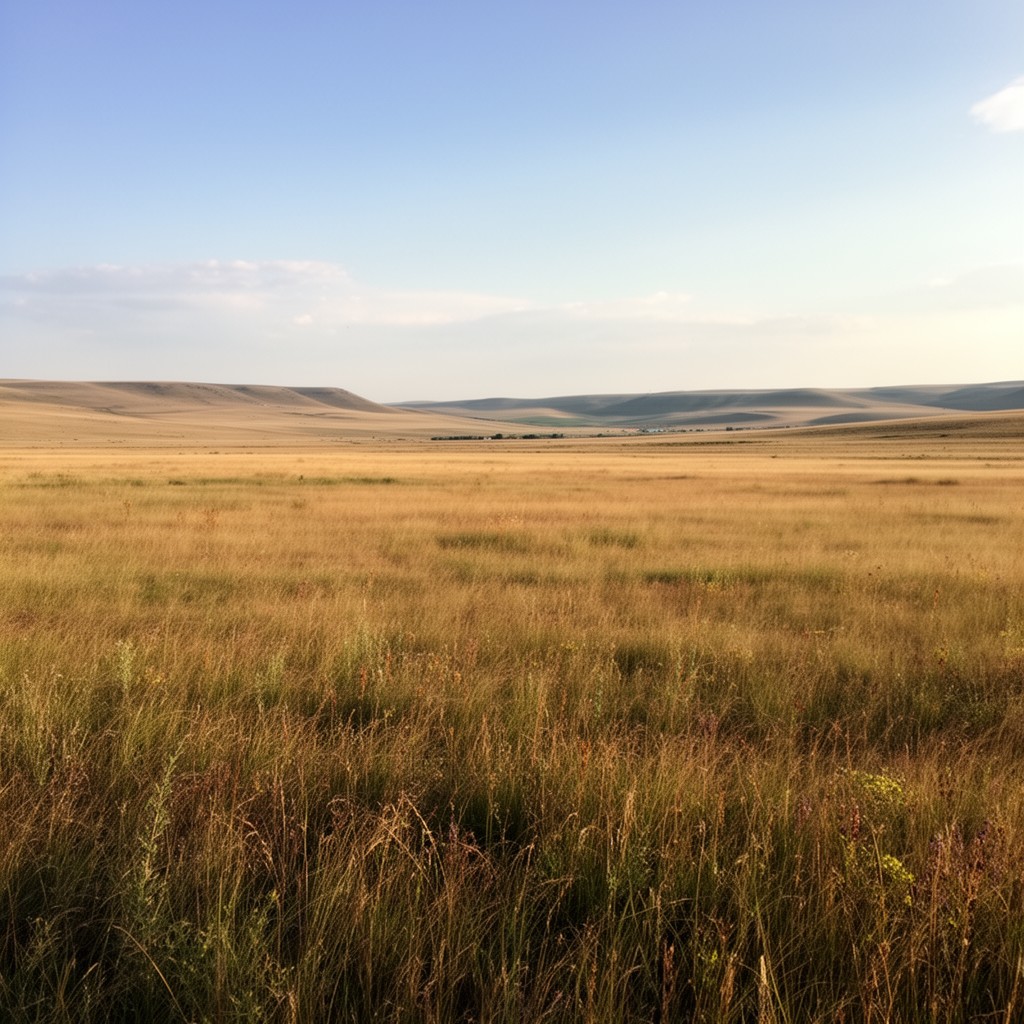 AI-generated illustration of Pontic–Caspian steppe