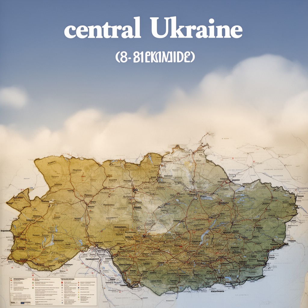 AI-generated illustration of Central Ukraine
