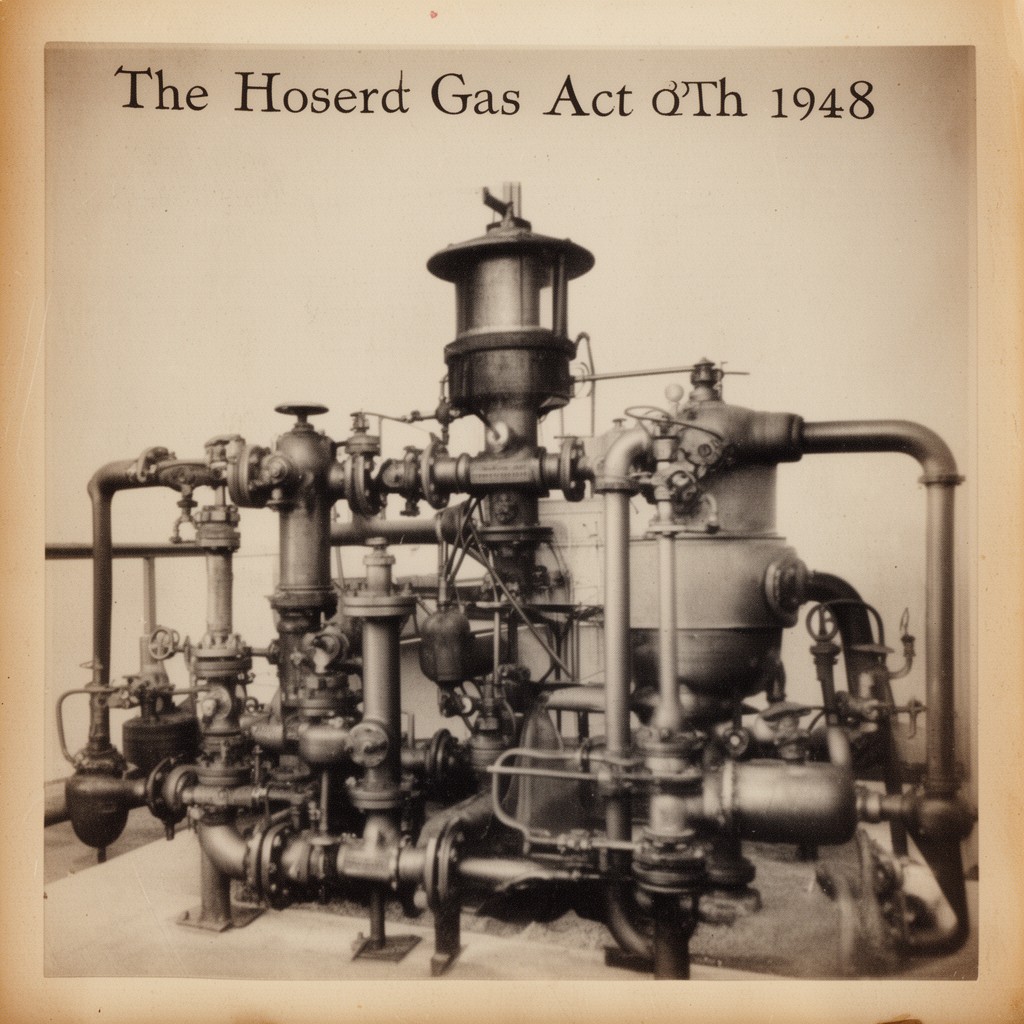 AI-generated illustration of Gas Act 1948