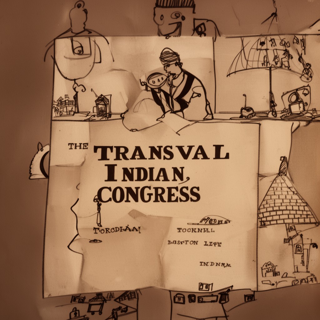 AI-generated illustration of Transvaal Indian Congress