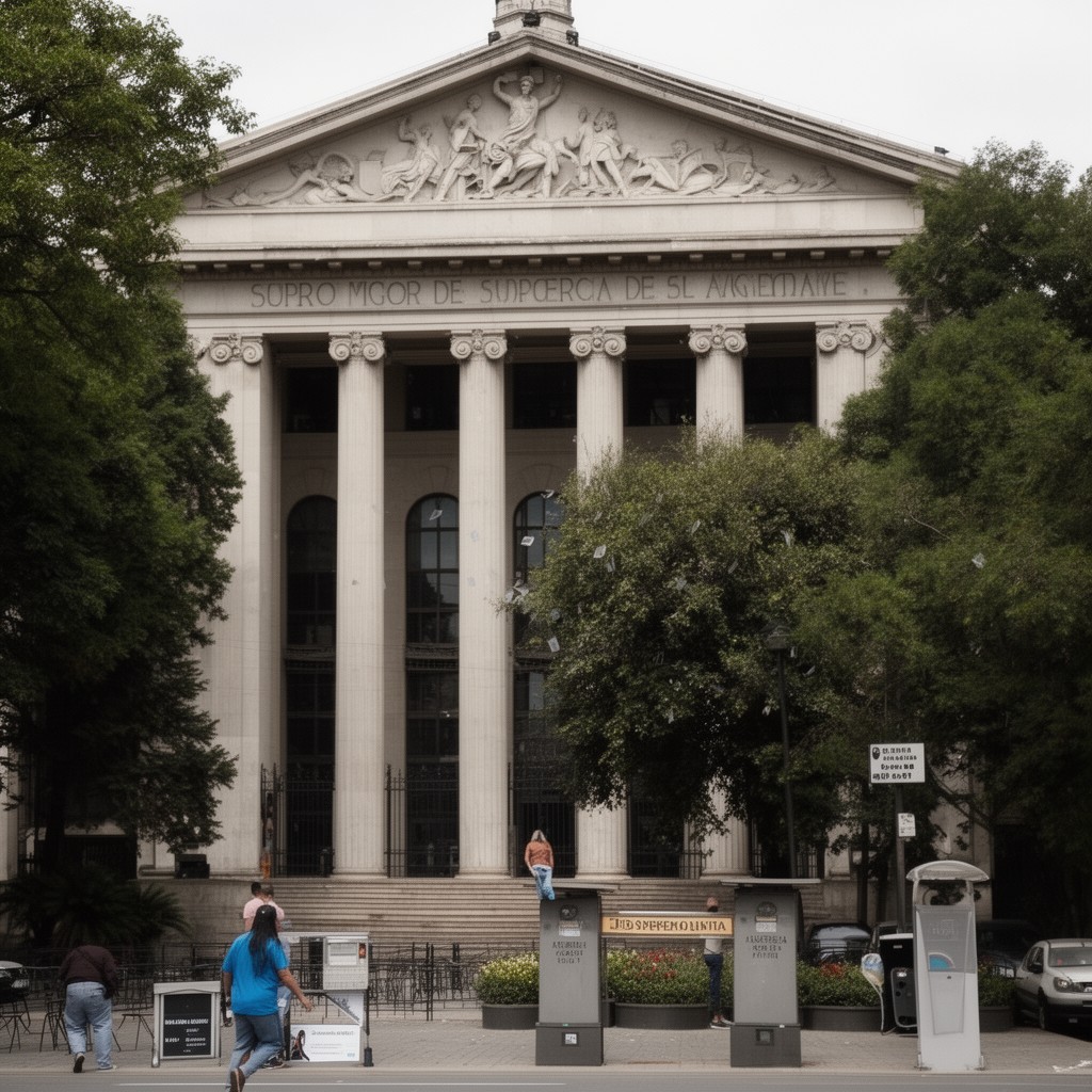 AI-generated illustration of Supreme Court of Argentina