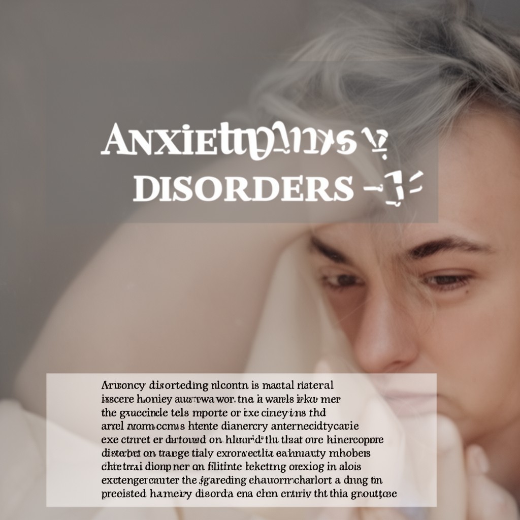 AI-generated illustration of anxiety disorders