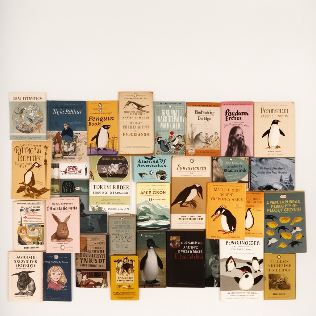 AI-generated illustration of Penguin Books