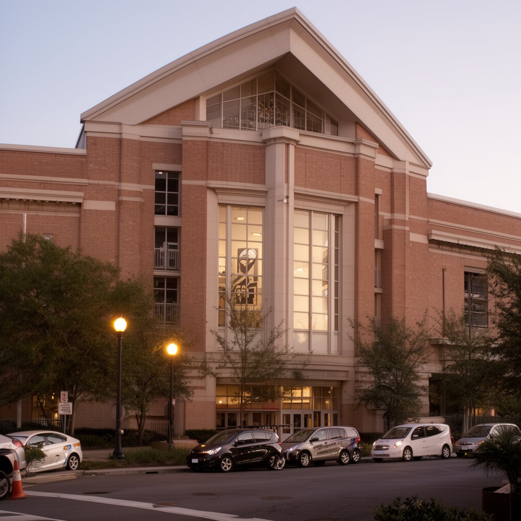 AI-generated illustration of Hylton Performing Arts Center (nearby)