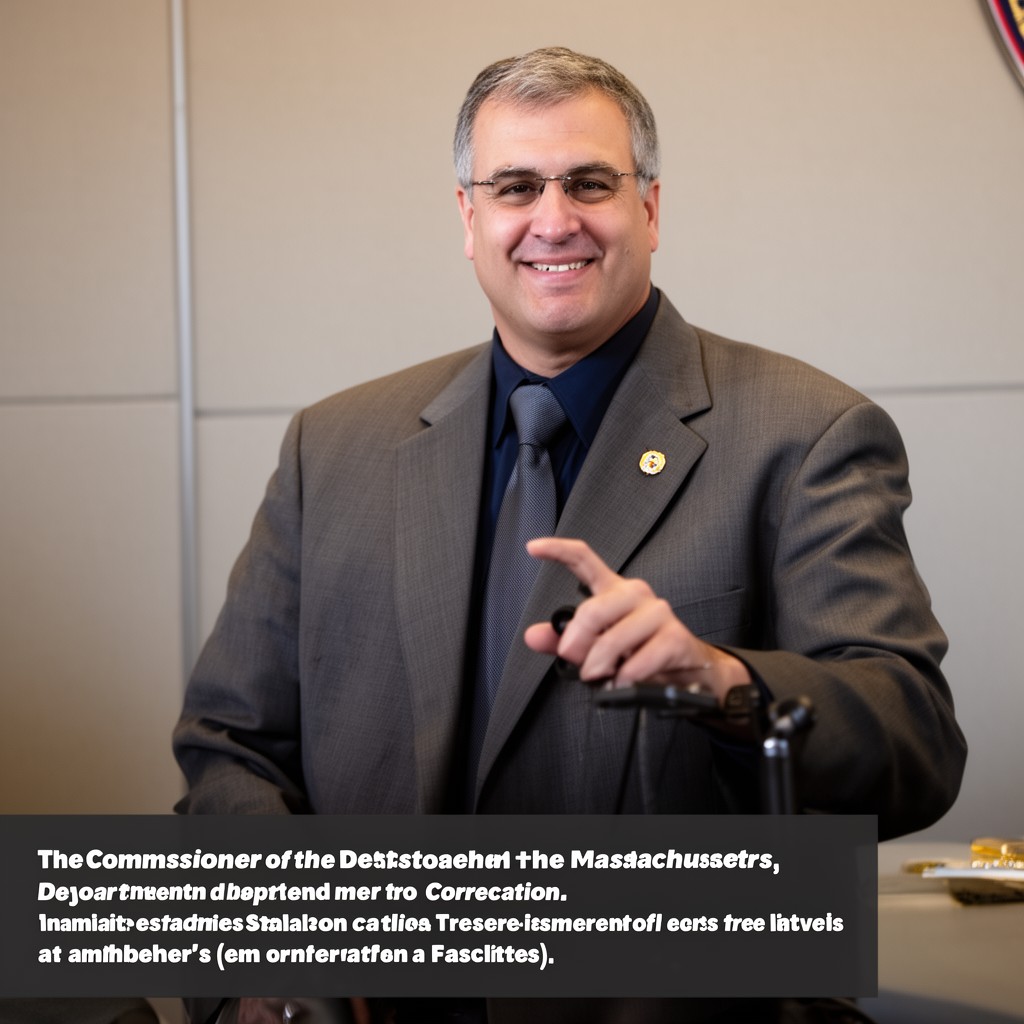 AI-generated illustration of Commissioner of the Massachusetts Department of Correction