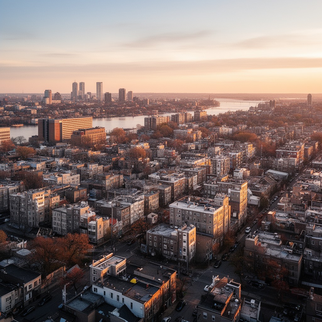 AI-generated illustration of Eastern Toronto