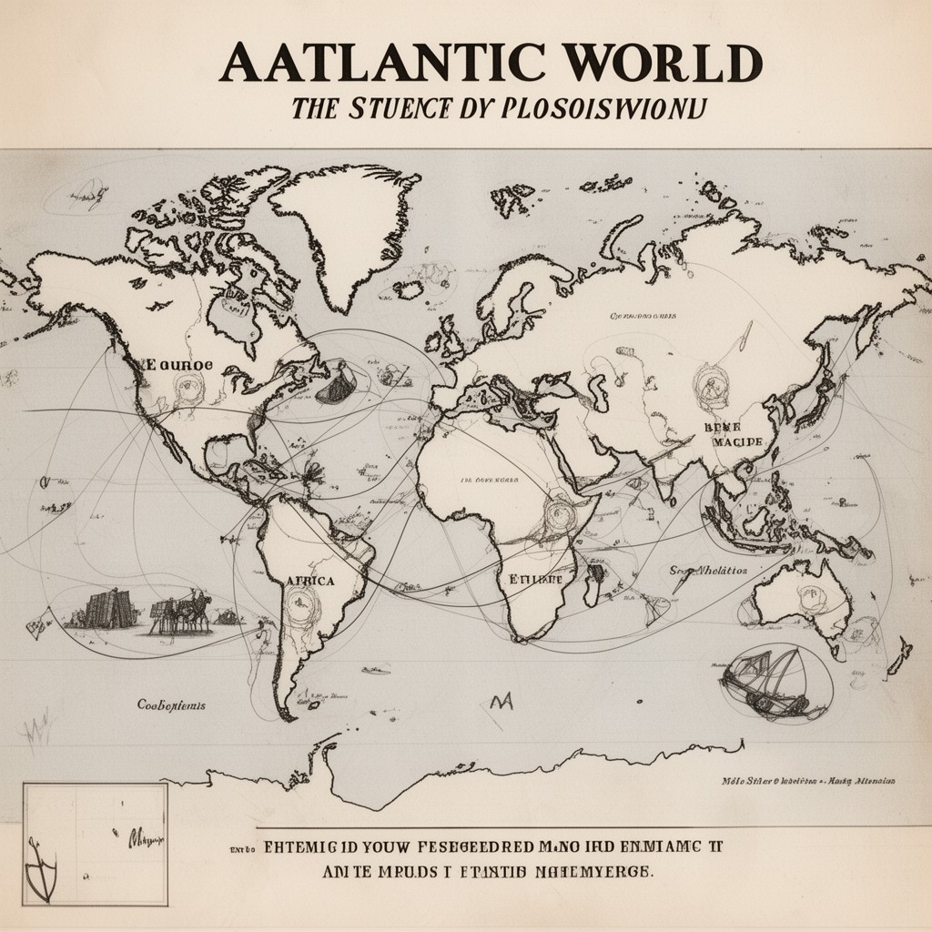 AI-generated illustration of Atlantic world