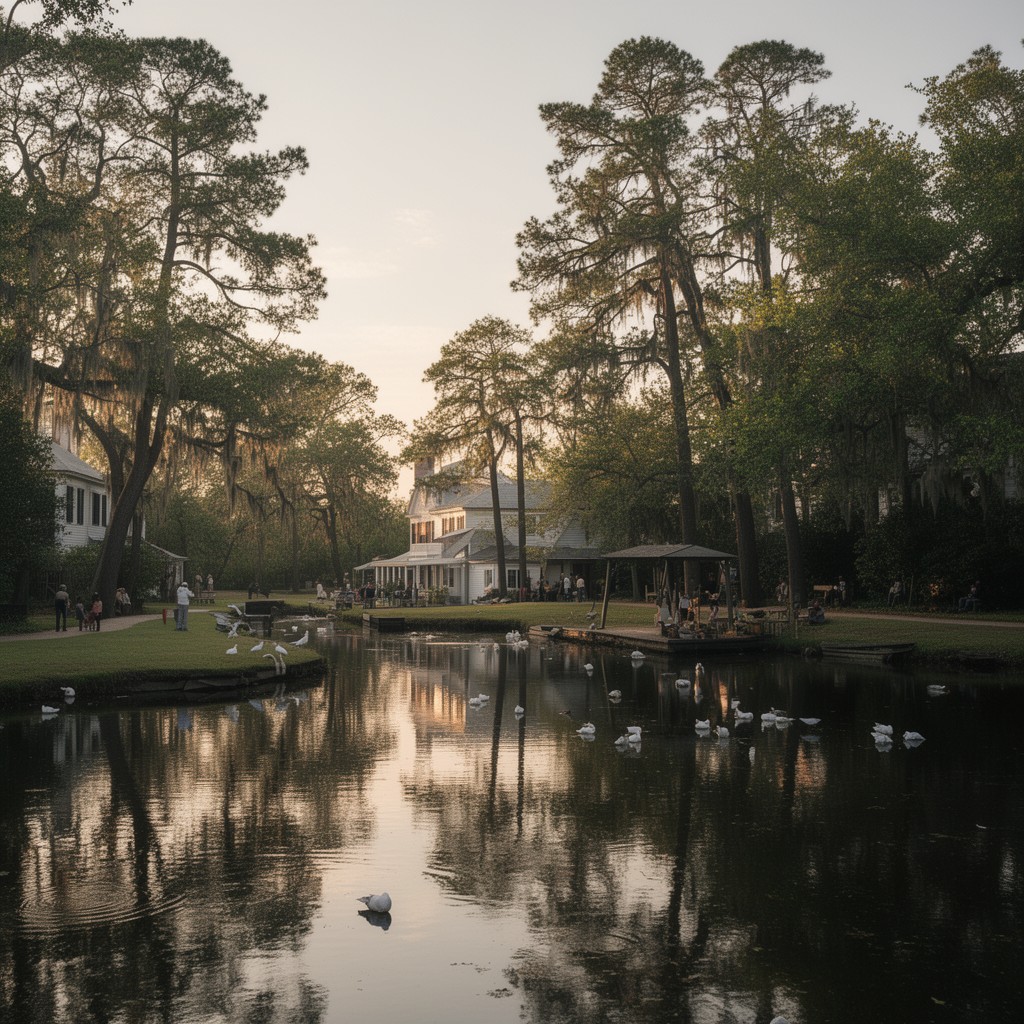 AI-generated illustration of Goose Creek, Province of South Carolina