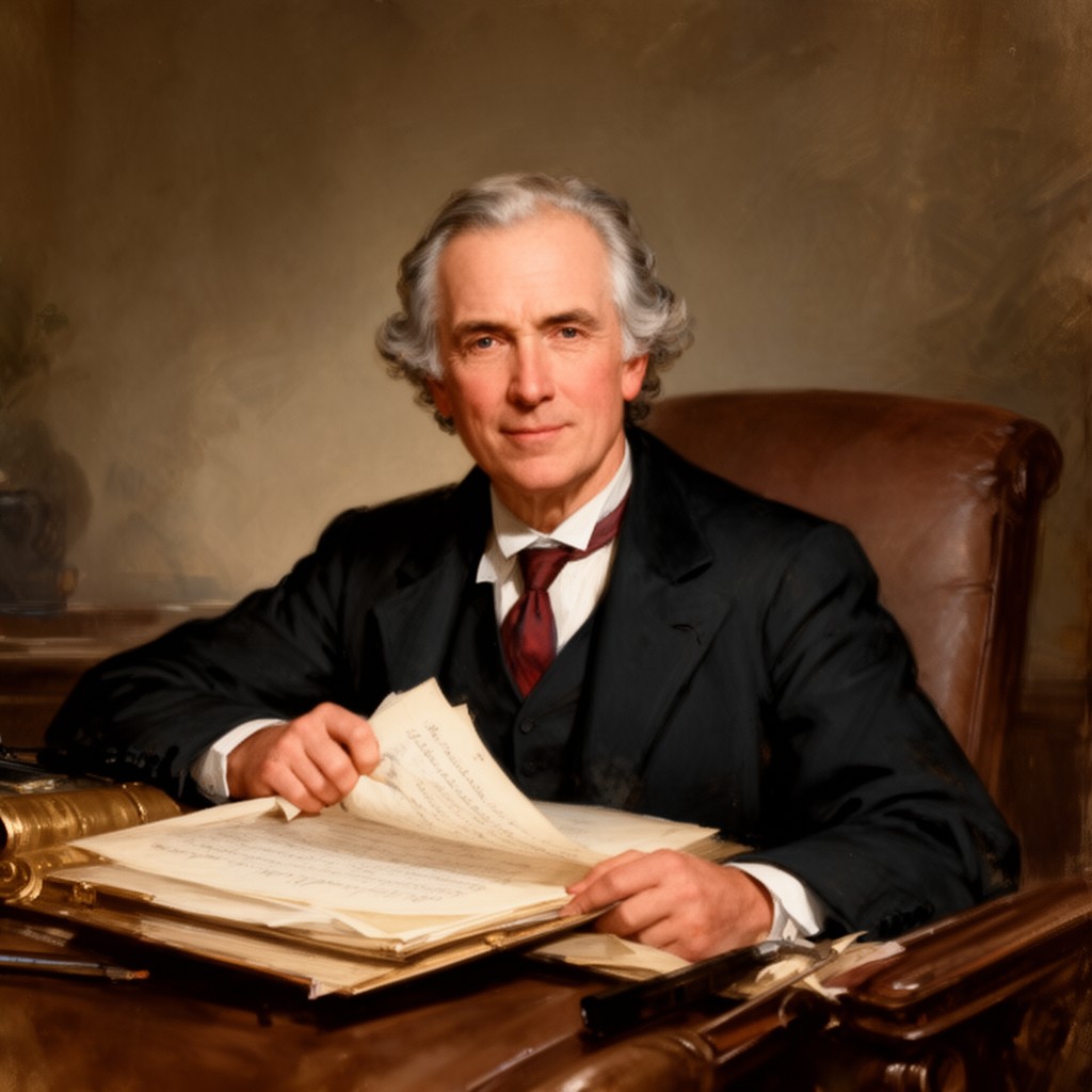AI-generated illustration of President of the Continental Congress