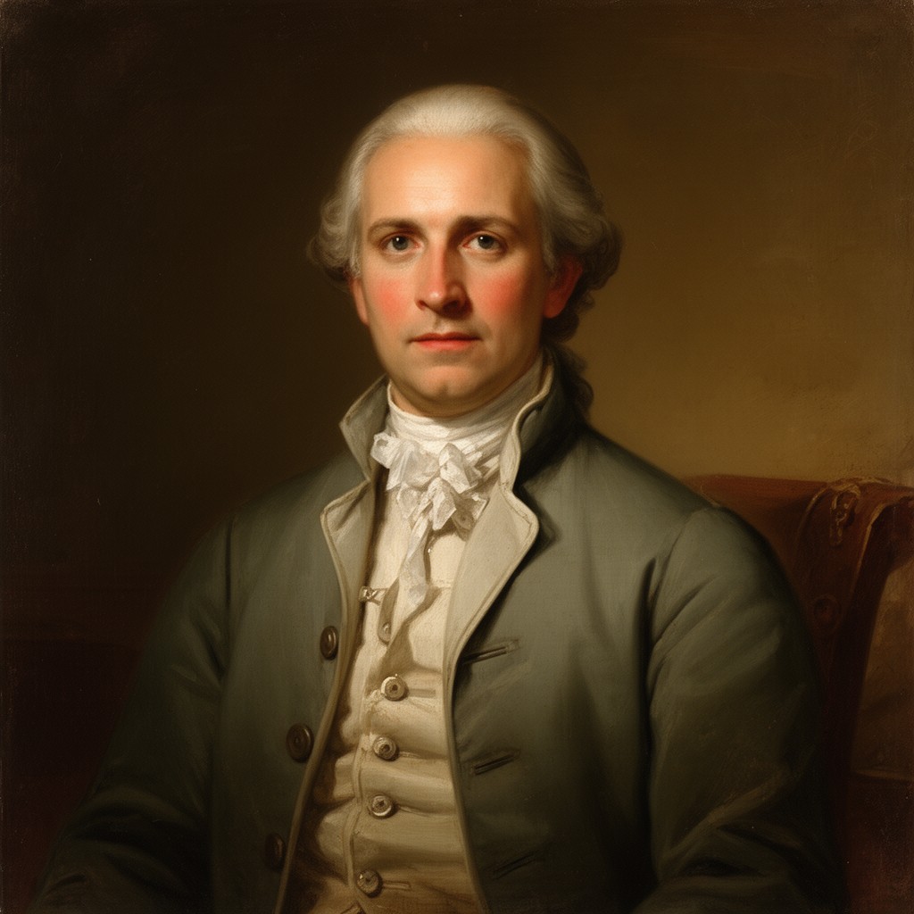 AI-generated illustration of Arthur Middleton (signer of the Declaration of Independence)