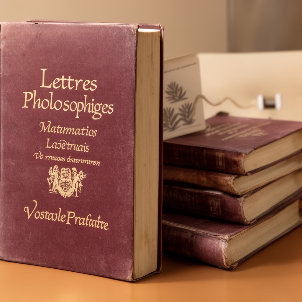 AI-generated illustration of Lettres philosophiques