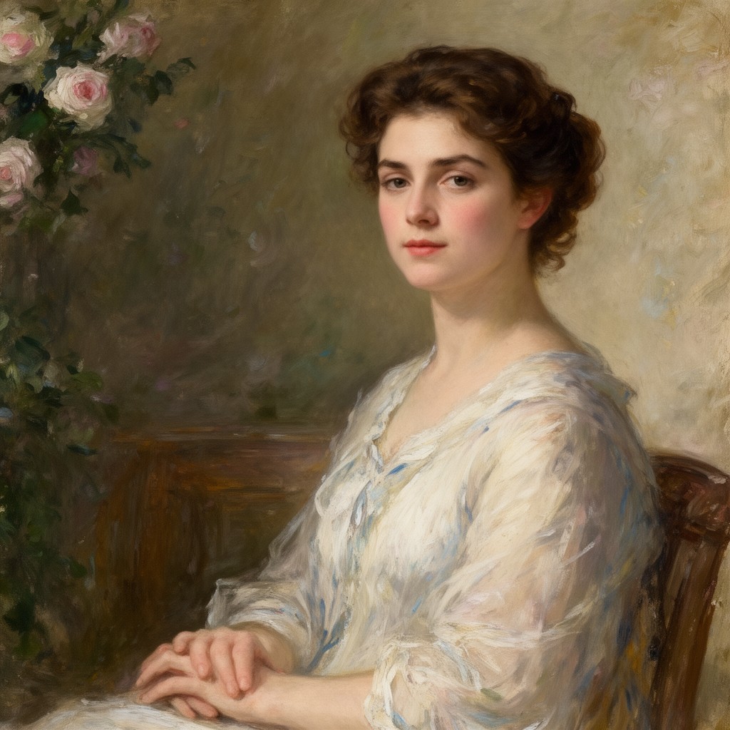 AI-generated illustration of Berthe Morisot