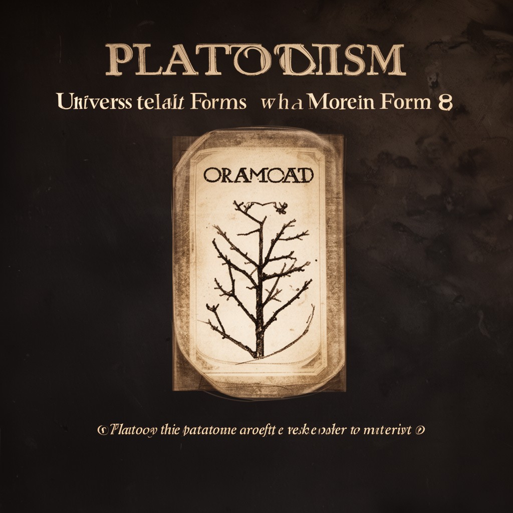 AI-generated illustration of Platonism