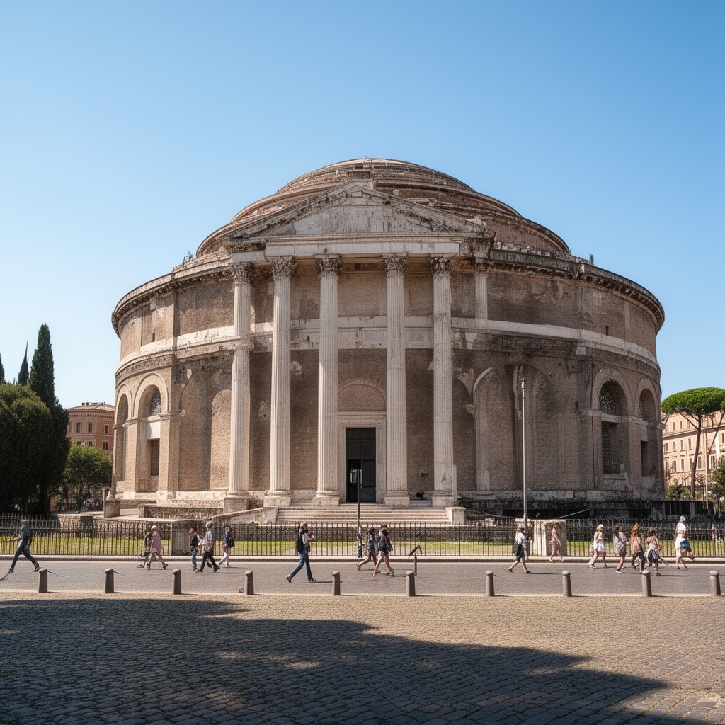 AI-generated illustration of Mausoleum of Augustus
