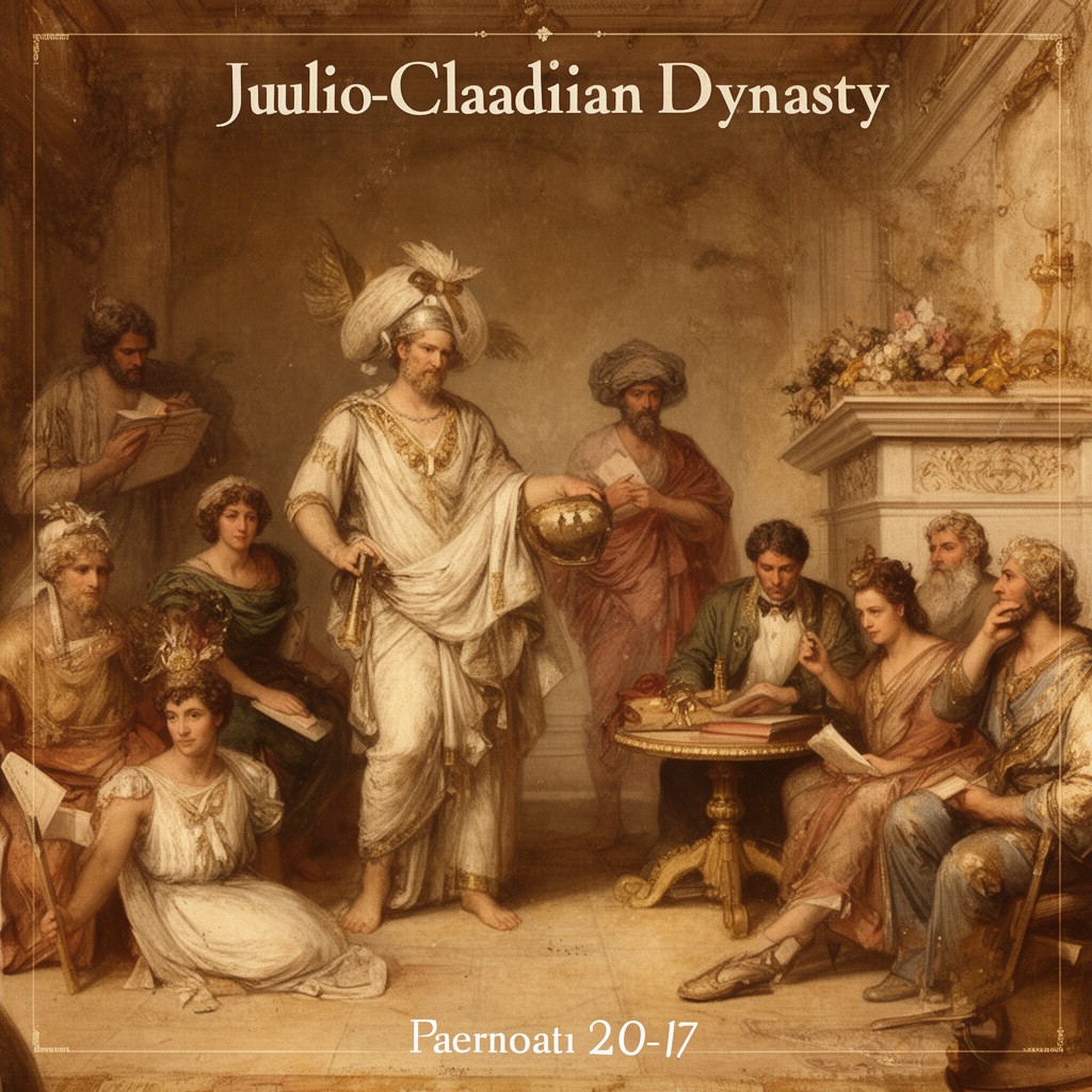 AI-generated illustration of Julio-Claudian dynasty