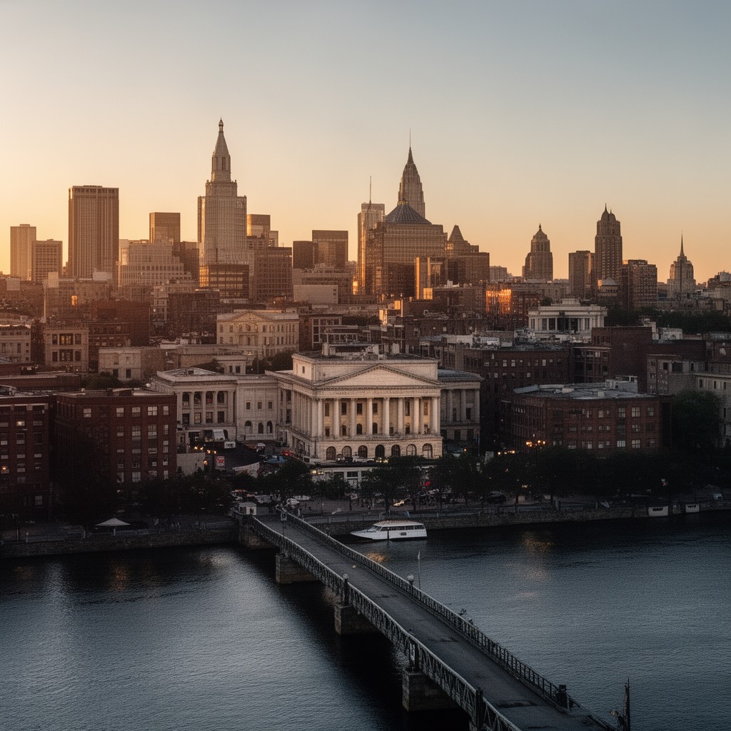 AI-generated illustration of Trenton, New Jersey