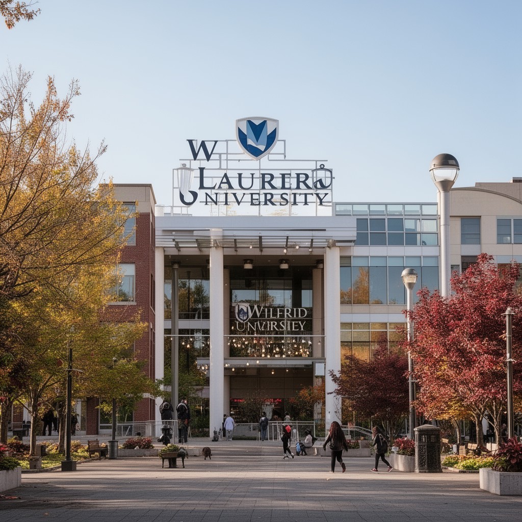 AI-generated illustration of Wilfrid Laurier University