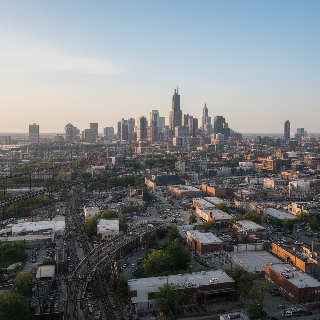 AI-generated illustration of Northeastern Illinois