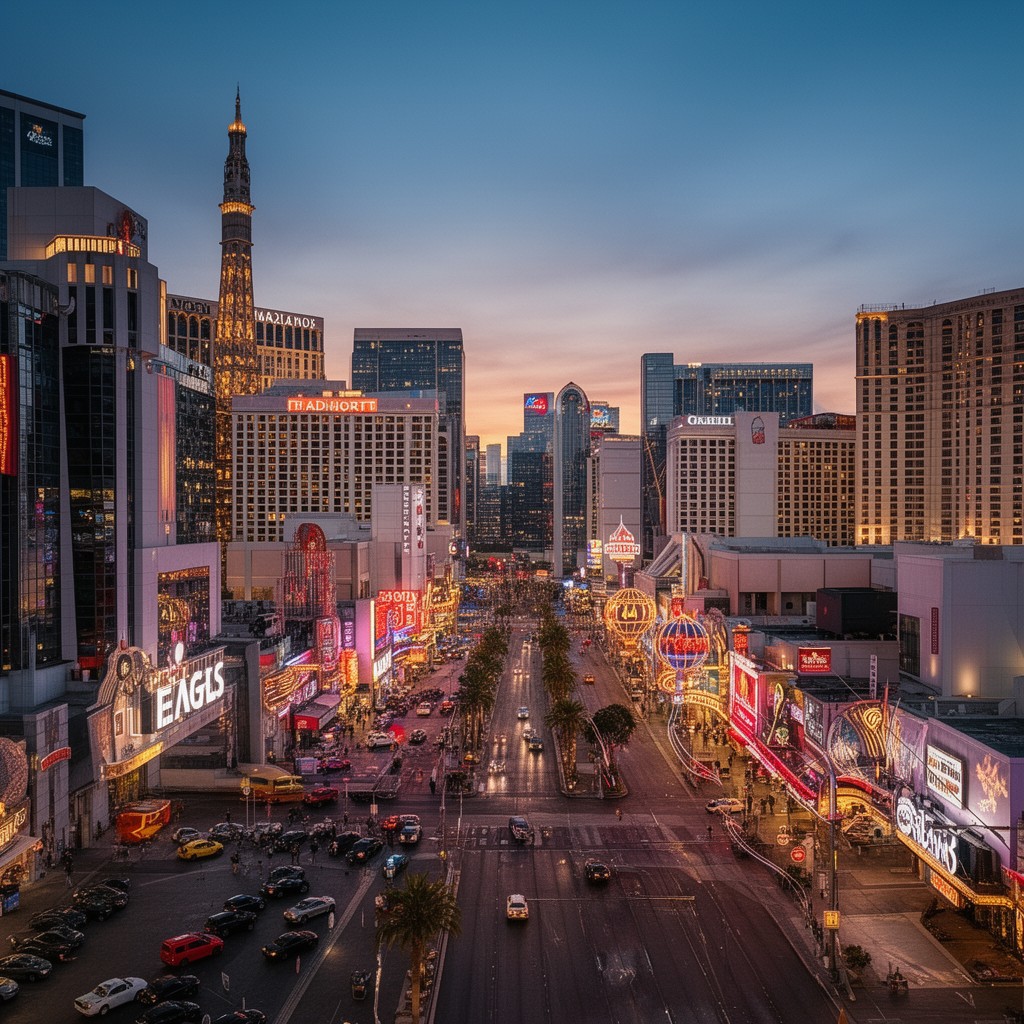 AI-generated illustration of Las Vegas, Nevada