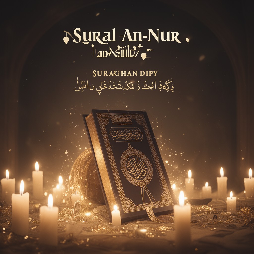 AI-generated illustration of Surah An-Nur