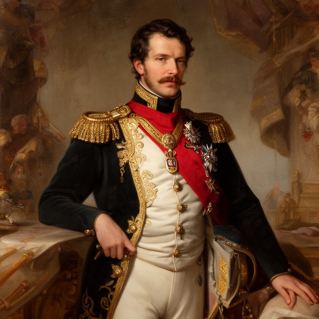AI-generated illustration of Emperor of the French