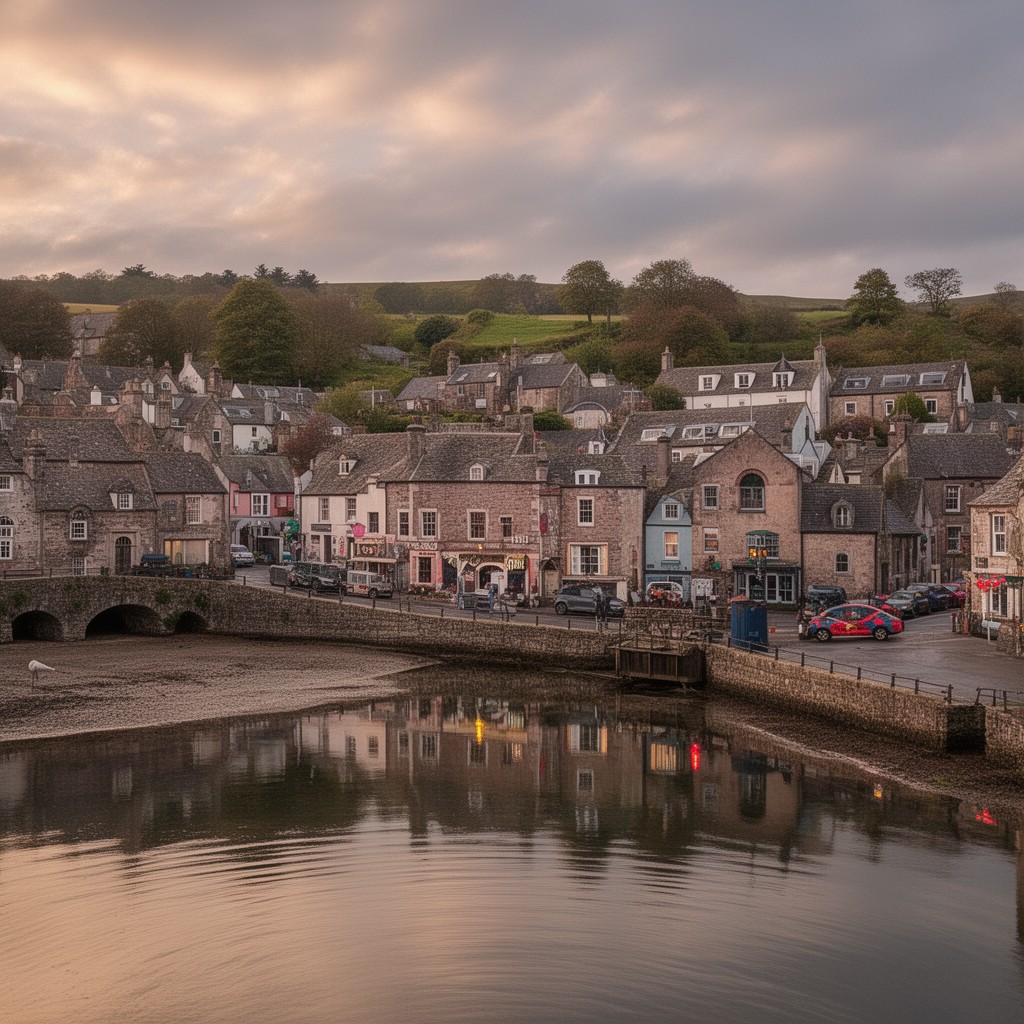 AI-generated illustration of Culross