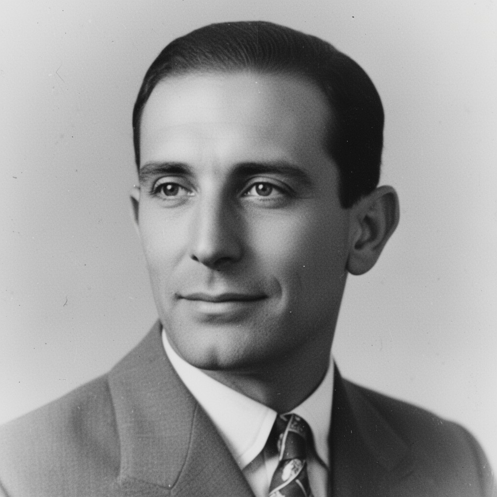 AI-generated illustration of Germán Núñez Cortina