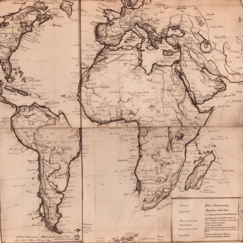 AI-generated illustration of Spanish America