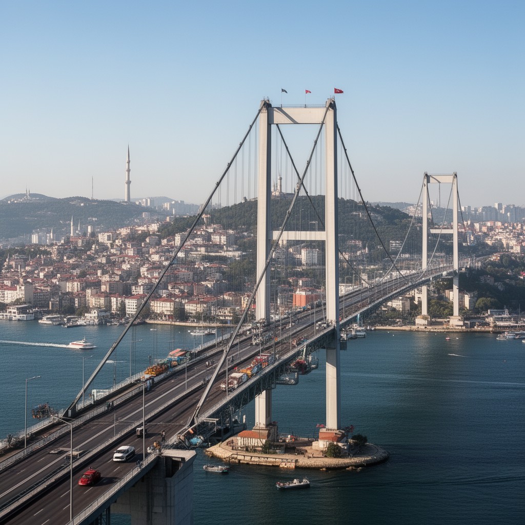 AI-generated illustration of Yavuz Sultan Selim Bridge