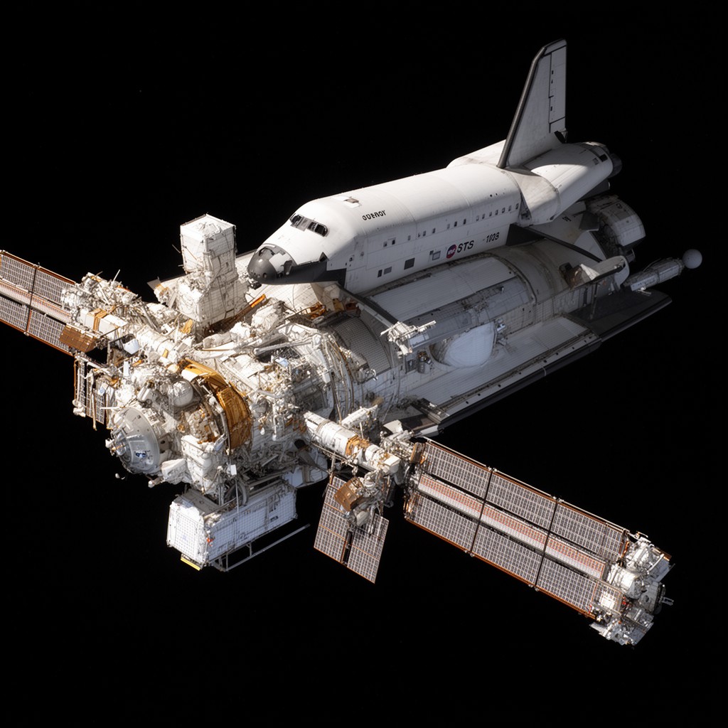 AI-generated illustration of STS-114