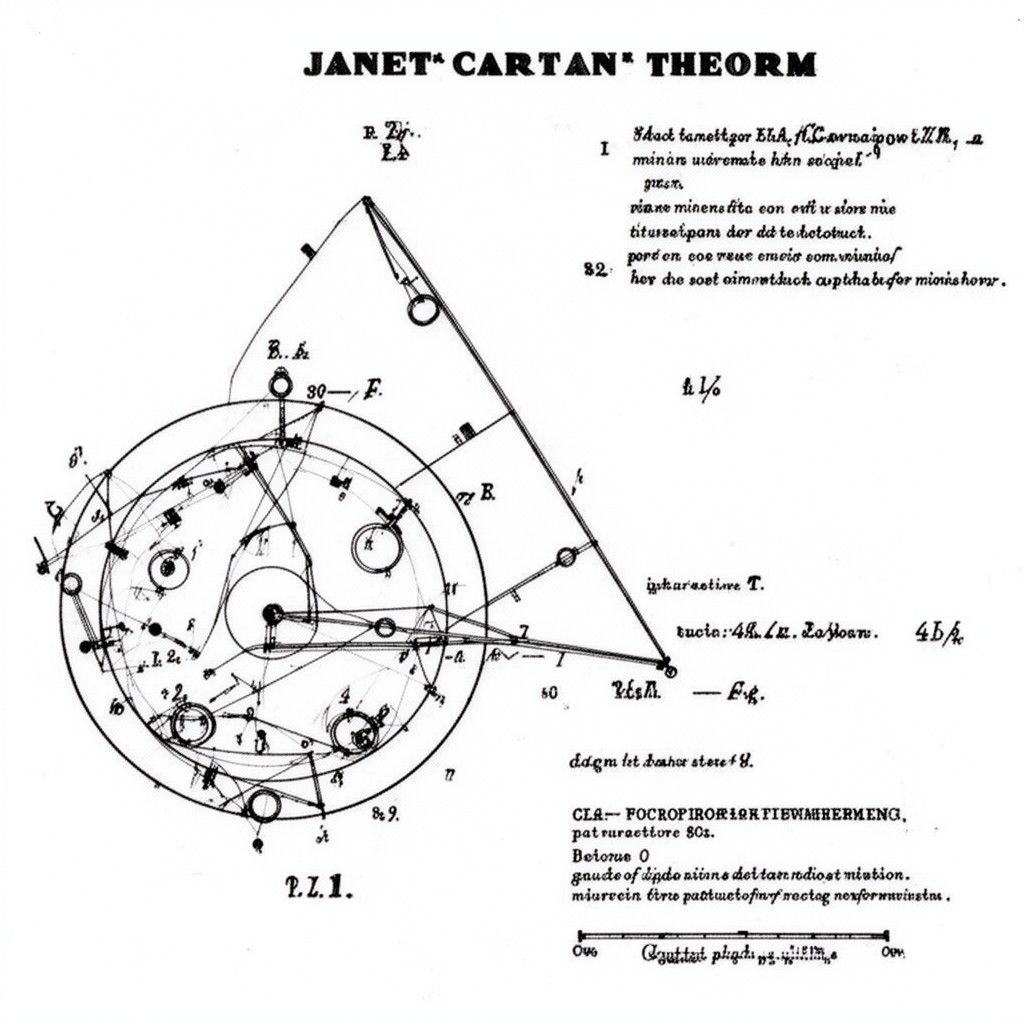 AI-generated illustration of Janet–Cartan theorem