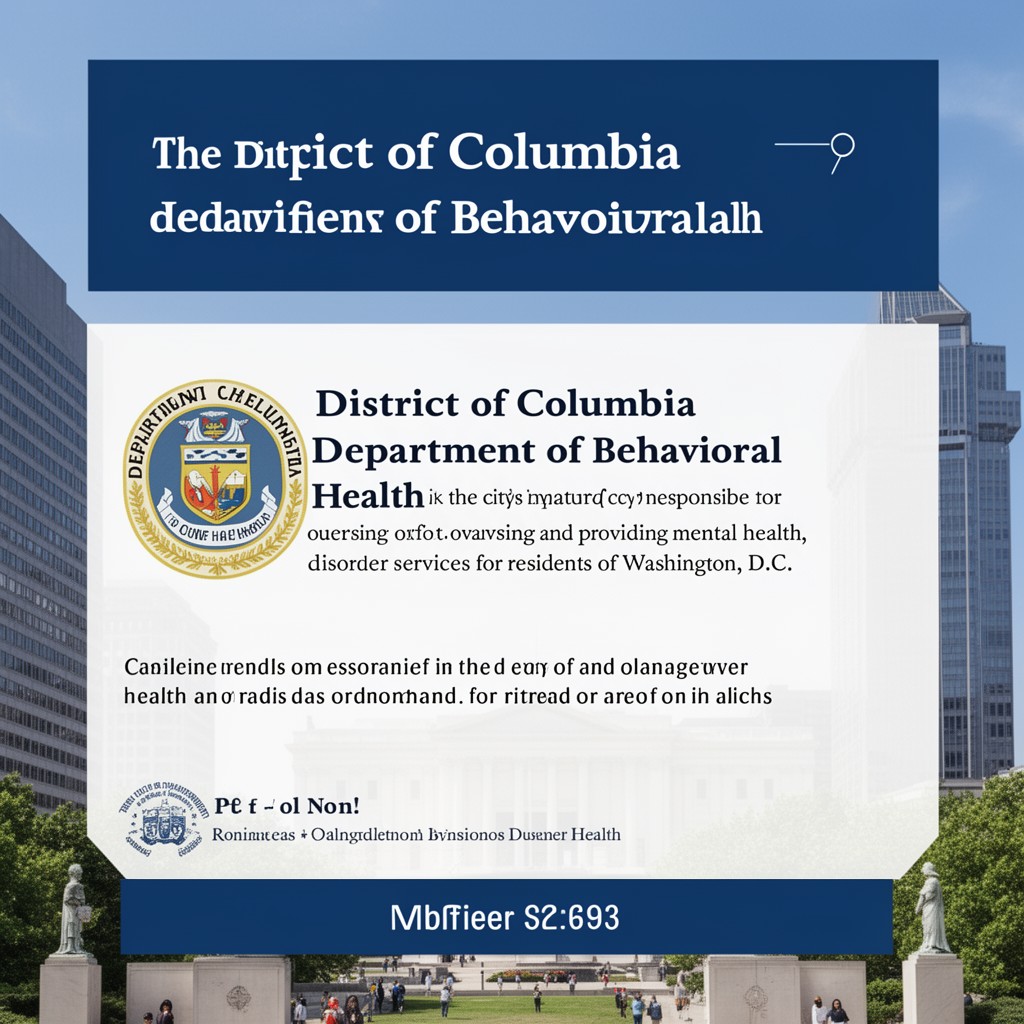 AI-generated illustration of District of Columbia Department of Behavioral Health