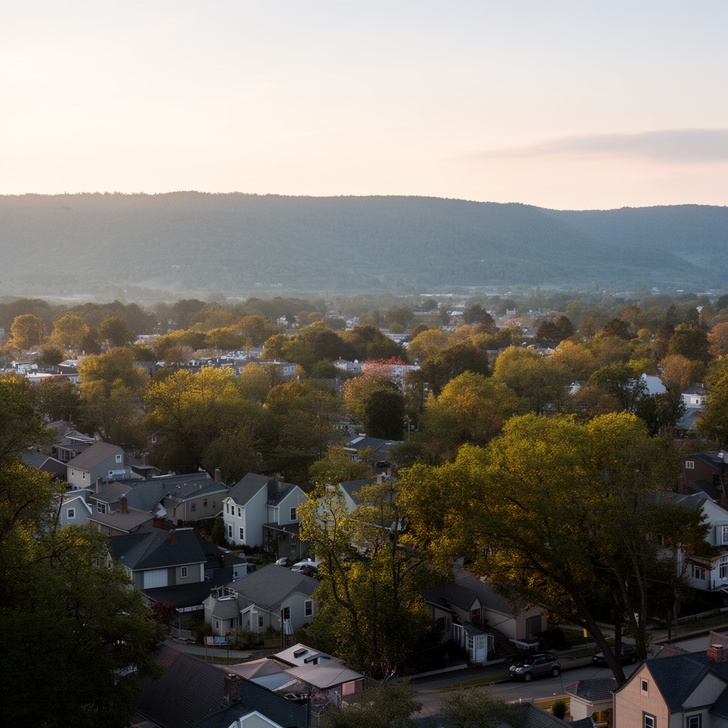 AI-generated illustration of Mount Kisco, New York