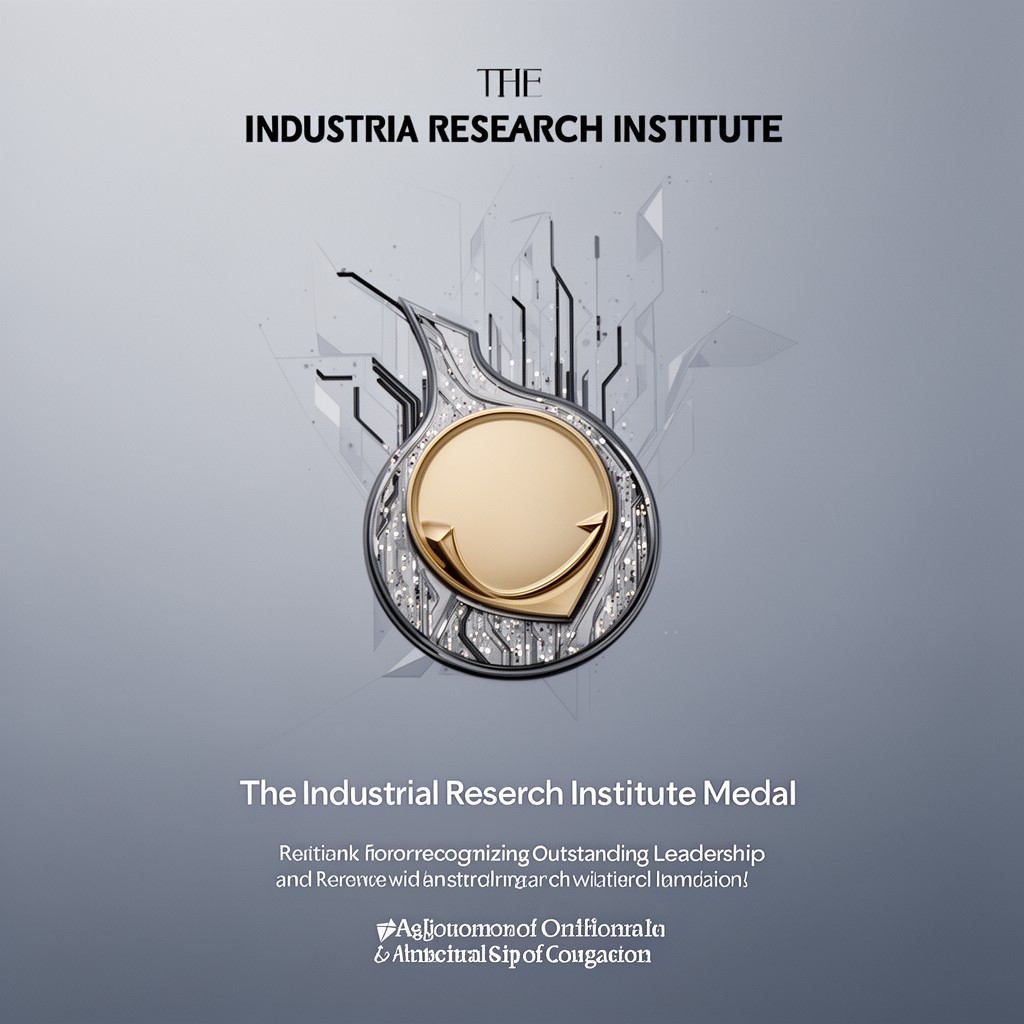 AI-generated illustration of Industrial Research Institute Medal